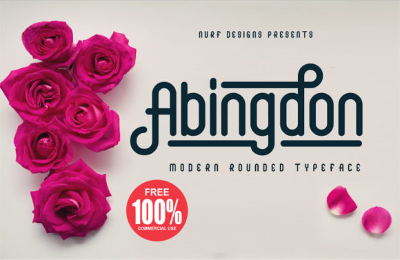 Abingdon Font for Editorial Design and Creative Projects