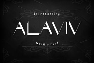 Alaviv: A Modern Display Font for Editorial Design and Branding