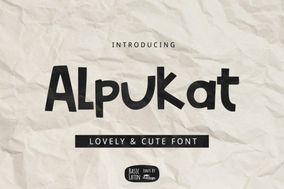 Alpukat: A Unique Display Font for Editorial Design