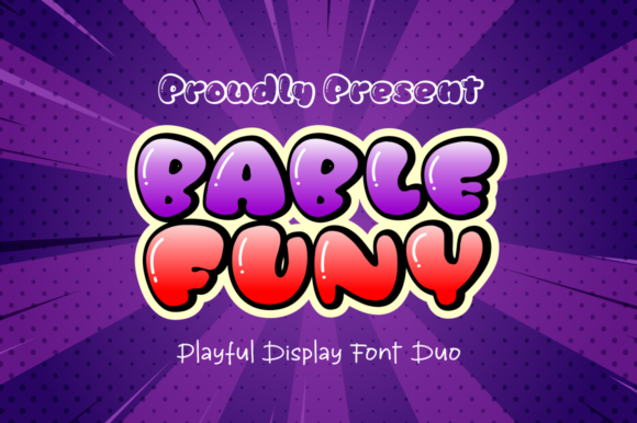 Bable Funy: A Playful Display Font for Memorable Branding