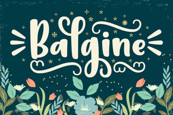 Balgine: A Trendy Display Font for Small Business Branding