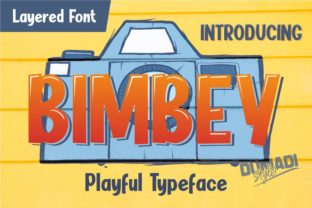 Bimbey: A Playful Display Font for Editorial Creativity