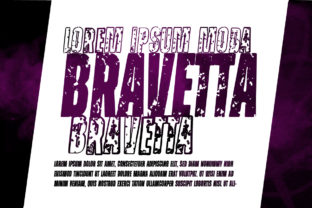 Bravetta: A Bold Font for Standout Branding