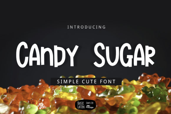 Candy Sugar: A Playful Display Font for Digital Creativity