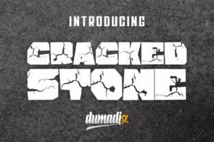 Cracked Stone: A Display Font with a Story to Tell