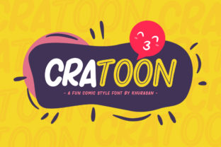 Cratoon: A Playful Display Font for Elegant Editorial Design