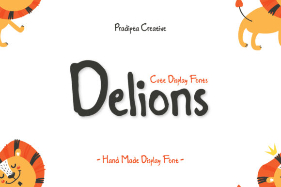 Delions Font: Bring Courage and Cheer to Your Digital Designs