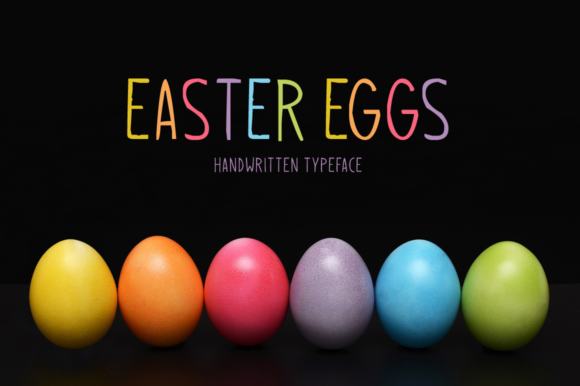 Easter Eggs: A Playful Display Font for Spring Web Design