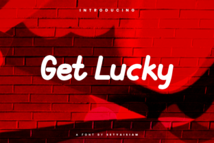 Get Lucky: A Bold Display Font for Editorial Design