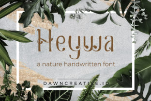 Heywa Font for Eye-Catching Display Typography