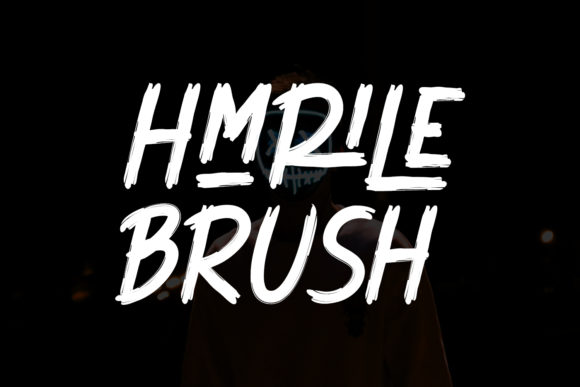 Hmrile Brush Display Font for Modern Web Design