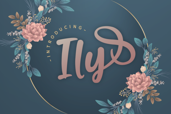 Ily: A Bold Handwritten Display Font for Creative Makers