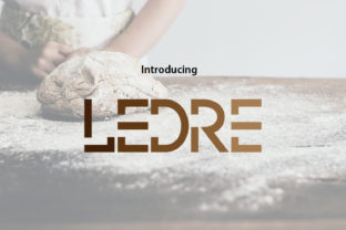 Ledre Font: A Modern Display Font for Creative Projects