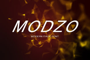 Modzo: A Modern Display Font for Bold Campaign Design
