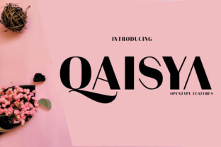 Qaisya: A Classic Display Font for Romantic Craft Creations