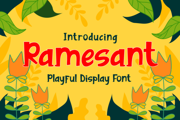 Ramesant: A Playful Display Font for Bold Brand Campaigns
