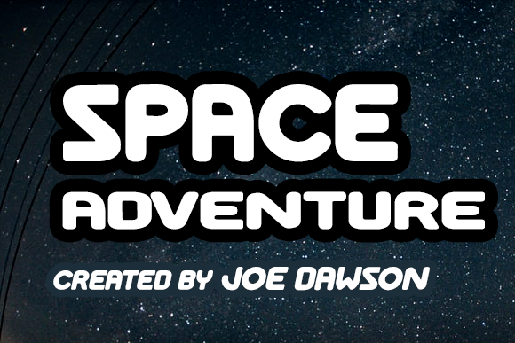 Space Adventure Font for Creative Makers and Handmade Designs