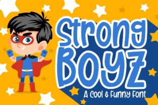Strong Boyz: A Bold Display Font for Playful Branding