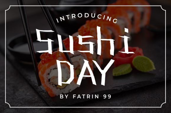 Sushi Day Font for Polished Branding and Creative Projects