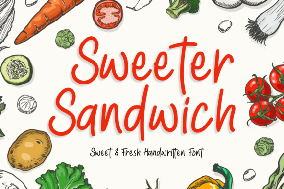 Sweeter Sandwich: A Playful Handwritten Font for Digital Creatives
