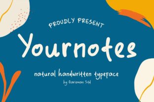 Yournotes Display Font for Web Design and Branding